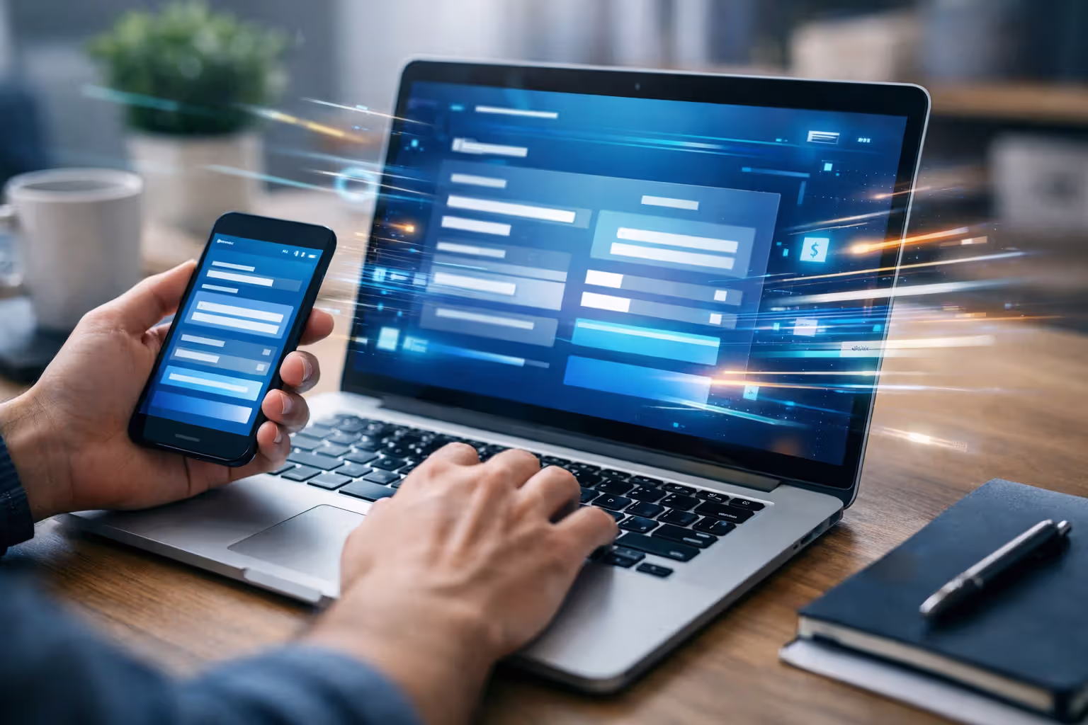 Person applying online for an unsecured personal loan