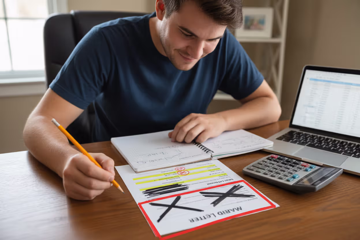 Student calculating out-of-pocket college costs by separating loans from gift aid